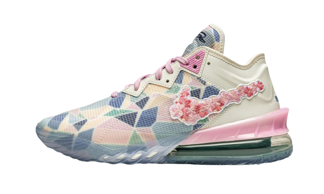 Nike LeBron 18 Low Atmos Cherry Blossom