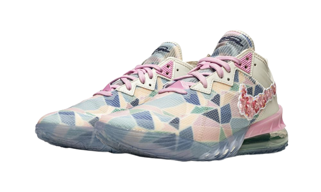 Nike LeBron 18 Low Atmos Cherry Blossom - Image 1