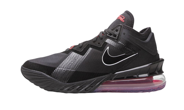 Nike LeBron 18 Low Black Red