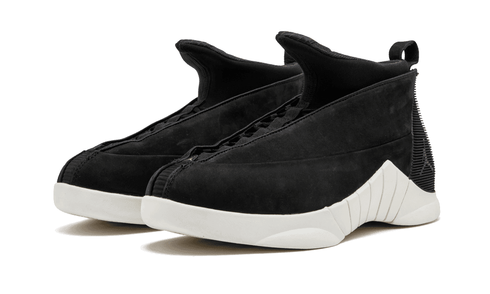 Jordan 15 Retro PSNY Black Suede - Image 1