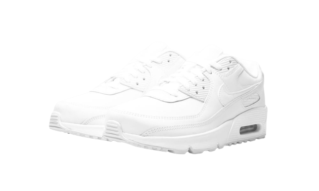 Nike Air Max 90 Recraft Triple White (GS) - Image 1