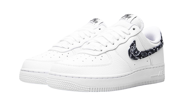 Nike Air Force 1 Low '07 Essential White Black Paisley (W) - Image 1