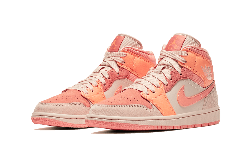 Jordan 1 Mid Apricot Orange (W) - Image 1
