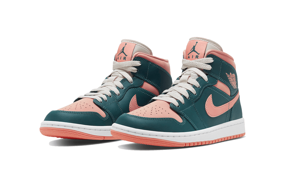 Jordan 1 Mid Dark Teal Green (W) - Image 1