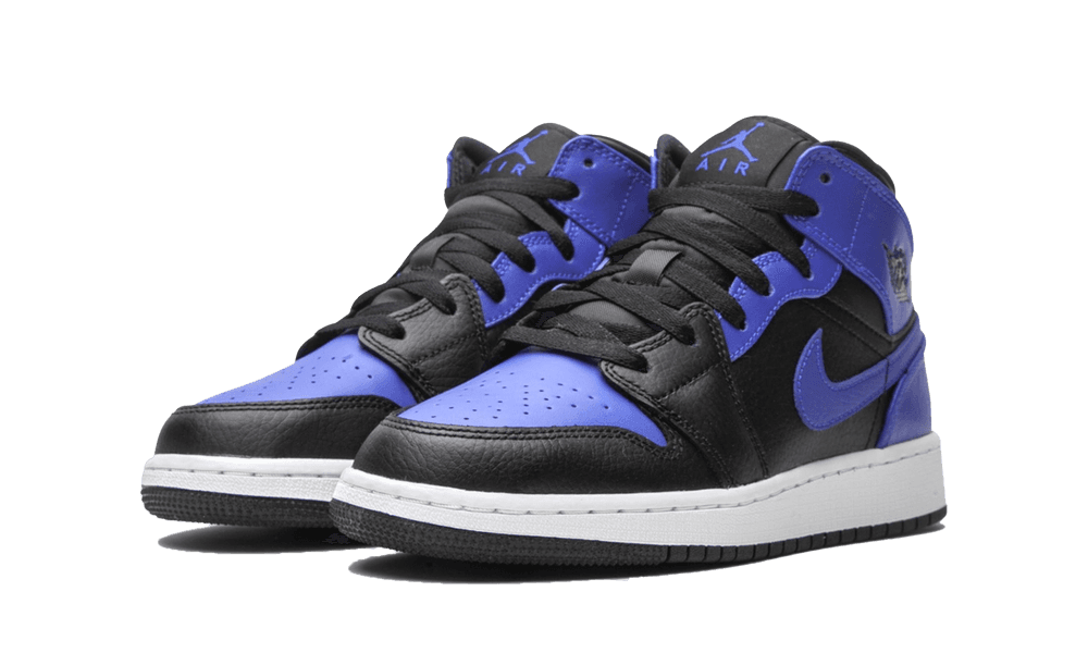 Jordan 1 Mid Hyper Royal (GS) - Image 1