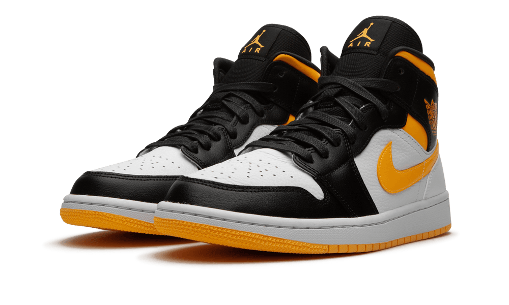 Jordan 1 Mid Laser Orange Black (W) - Image 1