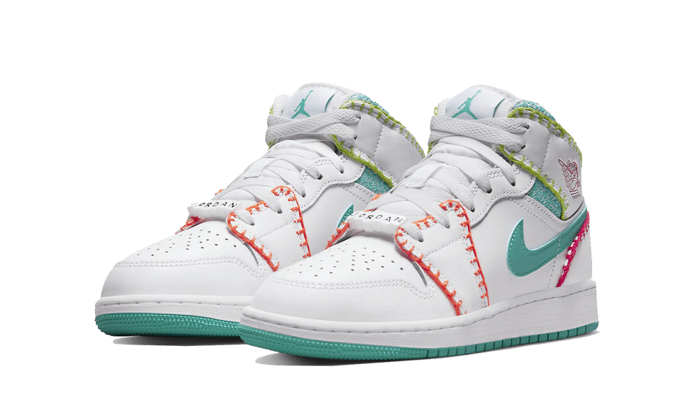 Jordan 1 Mid Multi Knit (GS) - Image 1