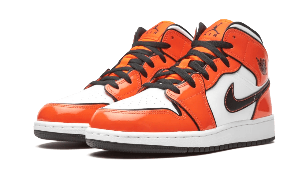 Jordan 1 Mid Turf Orange (GS) - Image 1