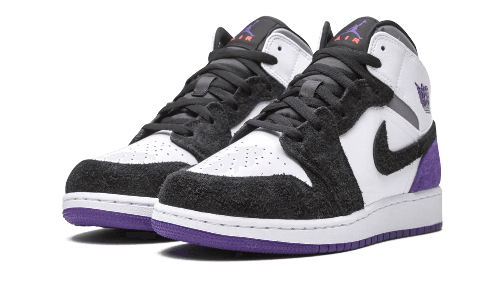 Jordan 1 Mid SE Purple (GS) - Image 1