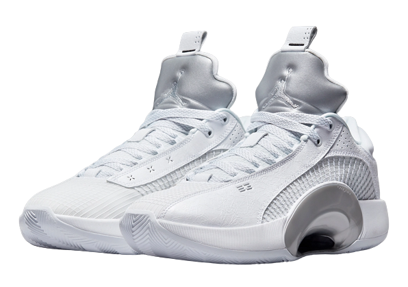 Jordan XXXV Low Metallic Silver - Image 1