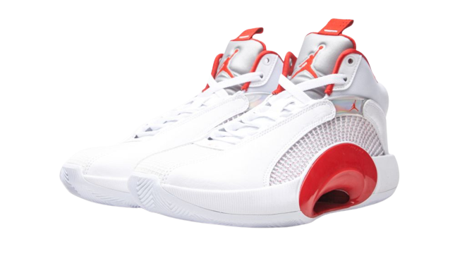 Jordan XXXV Fire Red (White Sole) - Image 1