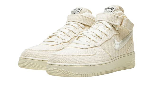Nike Air Force 1 Mid Stussy Fossil - Image 1