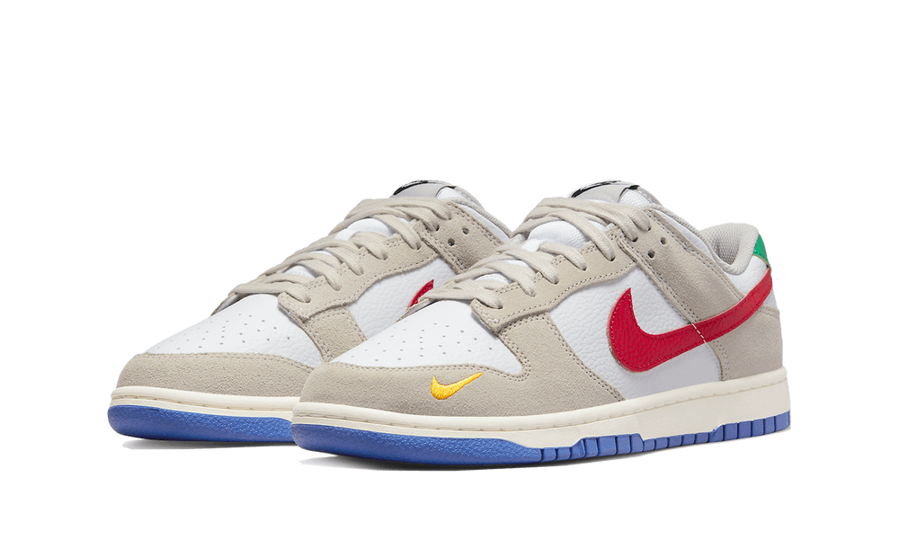 Nike Dunk Low Light Iron Ore Red Blue - Image 1