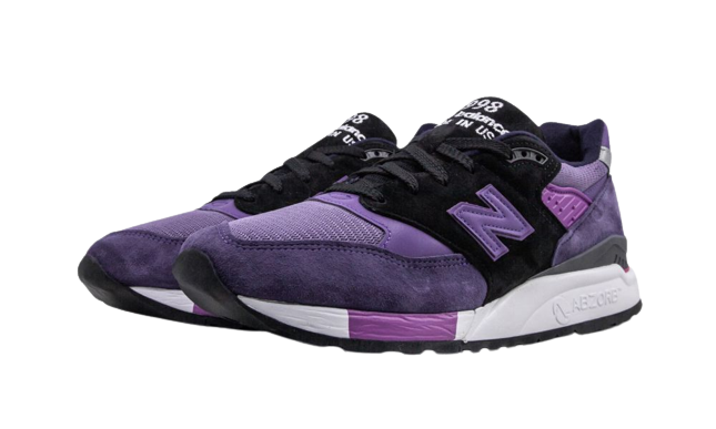 New Balance 998 Purple Black - Image 1