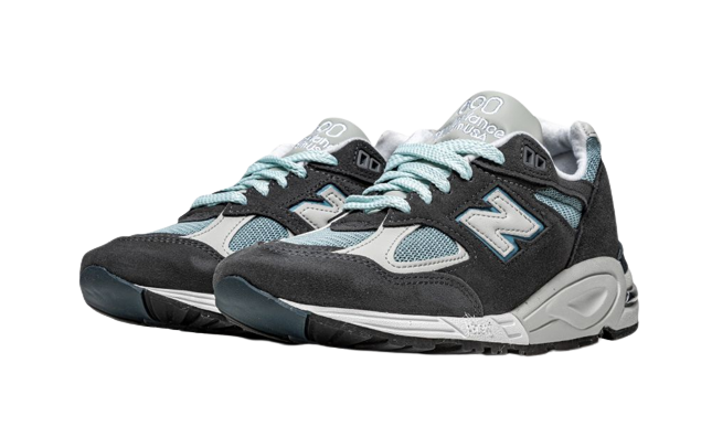 New Balance 990v2 Kith Steel Blue - Image 1