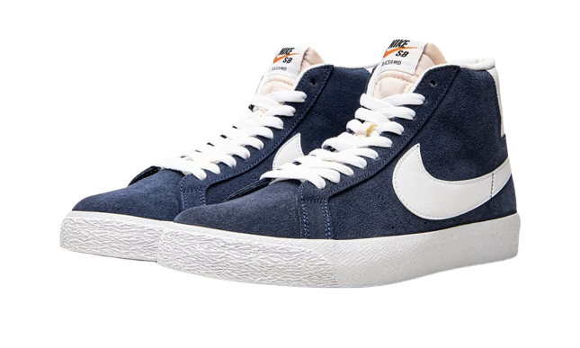 Nike SB Zoom Blazer Mid Navy White - Image 1