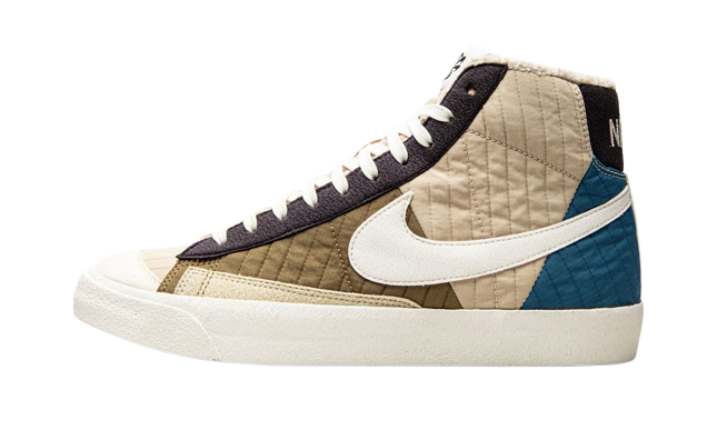 Nike Blazer Mid 77 Premium Toast Sail Quilted