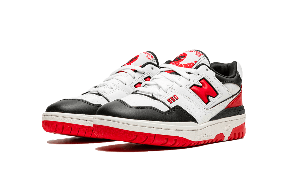 New Balance 550 White Red Black - Image 1