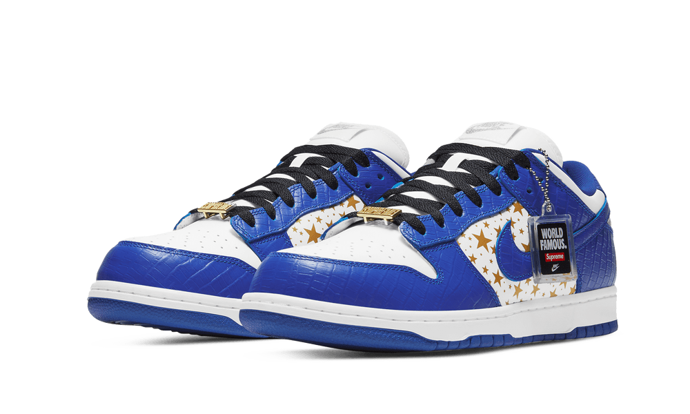 Nike SB Dunk Low Supreme Stars Hyper Royal (2021) - Image 1