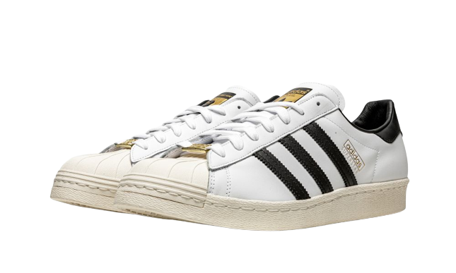Adidas Superstar 80s Bape White Black - Image 1