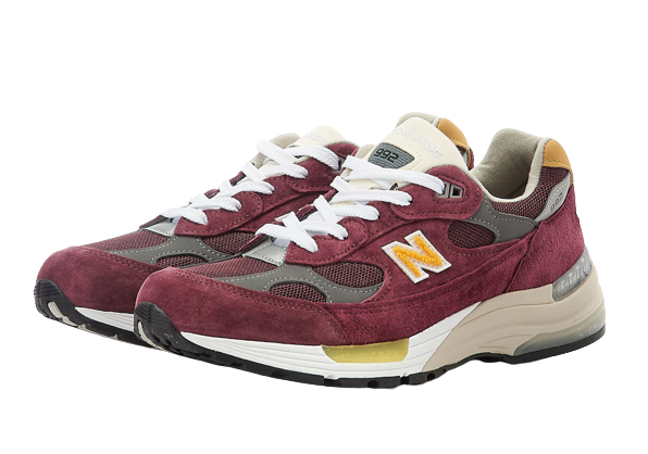 New Balance 992 Burgundy Gold - Image 1