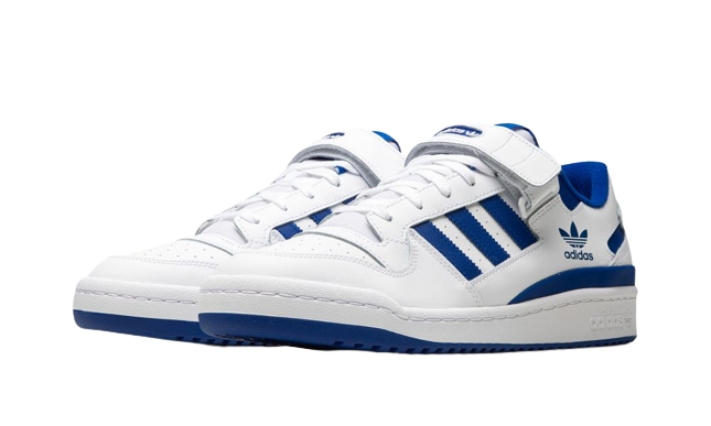 Adidas Forum Low White Royal Blue - Image 1