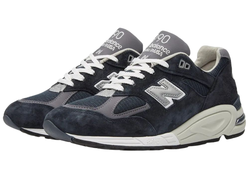 New Balance 990v2 Kith Navy - Image 1