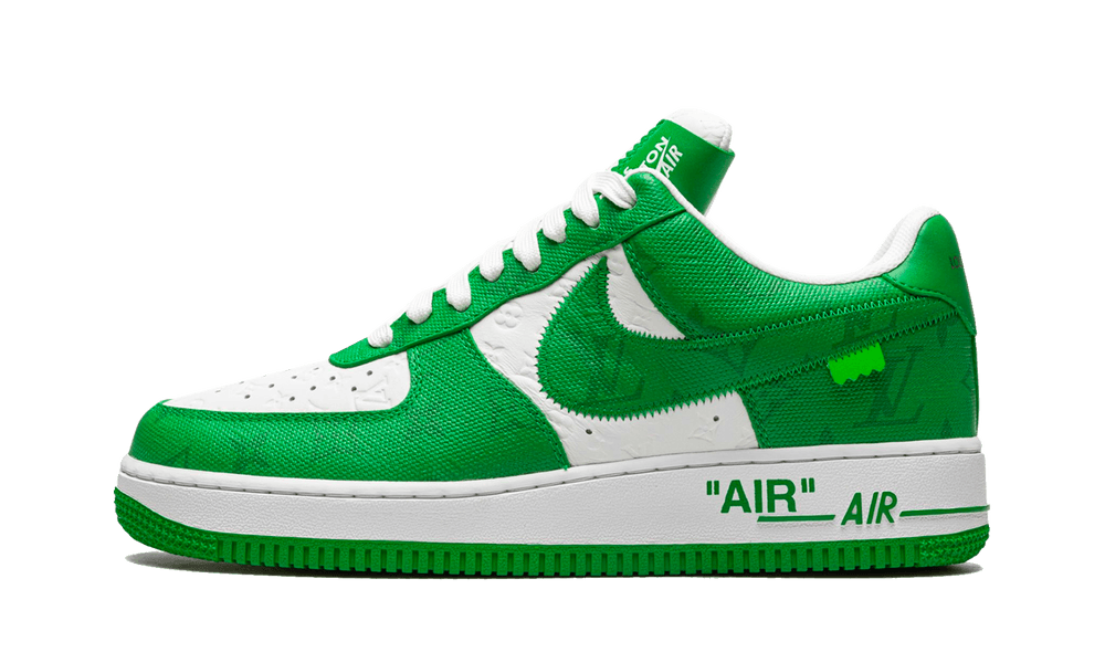 Louis Vuitton Nike Air Force 1 Low By Virgil Abloh White Green