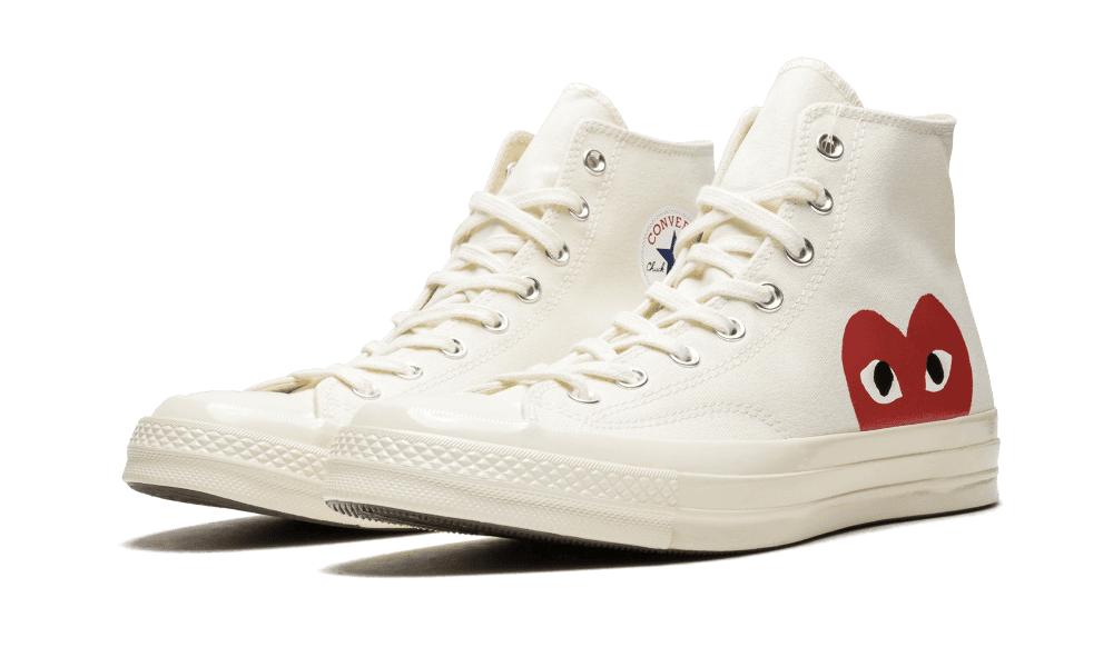 Converse Chuck Taylor All-Star 70 Hi Comme Des Garcons PLAY White - Image 1