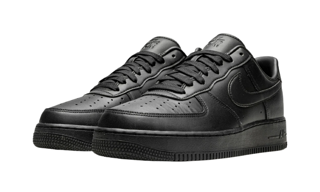Nike Air Force 1 Low '07 "Fresh" Black Anthracite - Image 1