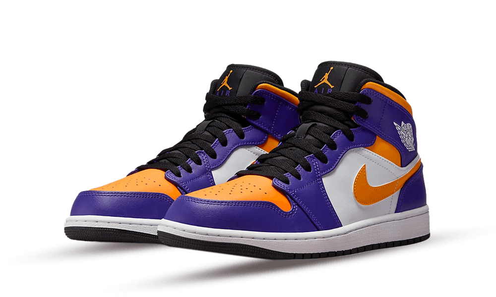Jordan 1 Mid Lakers (2022) - Image 1