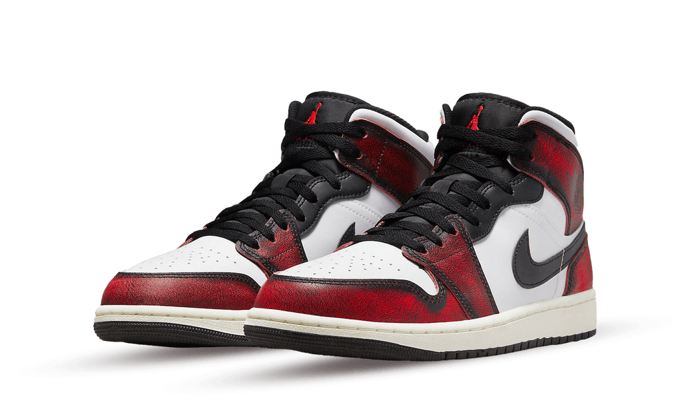 Jordan 1 Mid Wear-Away Chicago - Image 1