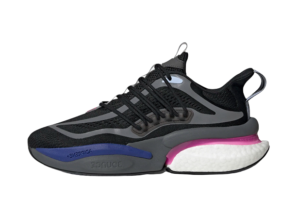 adidas Alphaboost v1 Black Blue Fuchsia