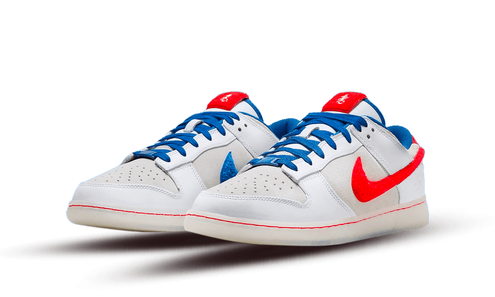 Nike Dunk Low Retro PRM Year of the Rabbit White Crimson Varsity Royal - Image 1