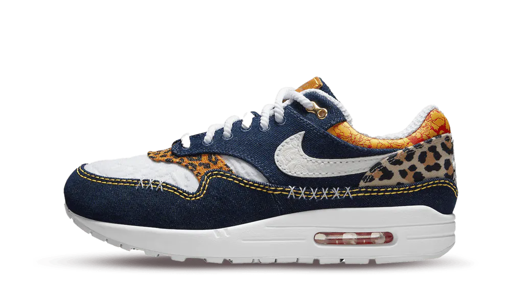 Nike Air Max 1 Premium Denim Leopard