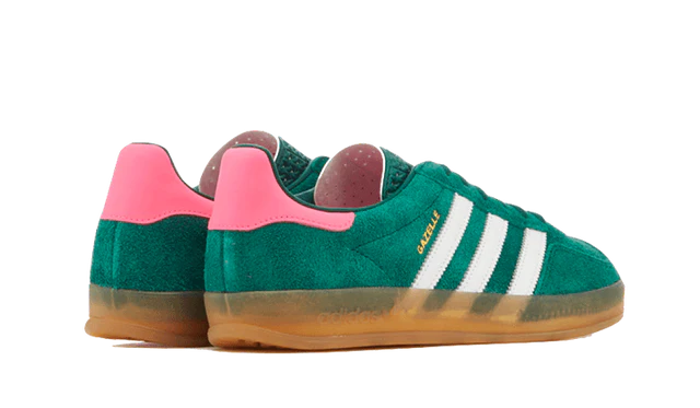 adidas Gazelle Indoor Collegiate Green Lucid Pink (W) - Image 2