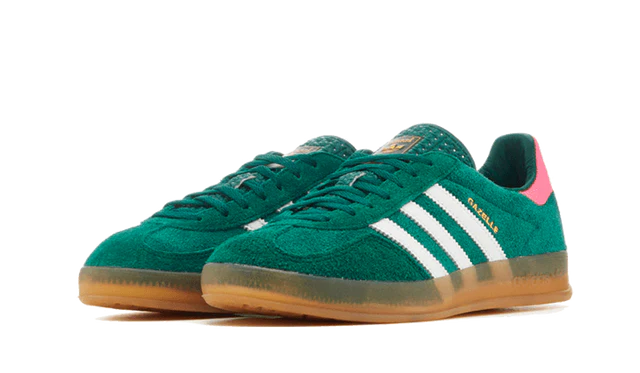 adidas Gazelle Indoor Collegiate Green Lucid Pink (W) - Image 1