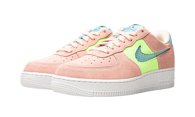 Nike Air Force 1 Low Washed Coral Ghost Green (W) - Image 1