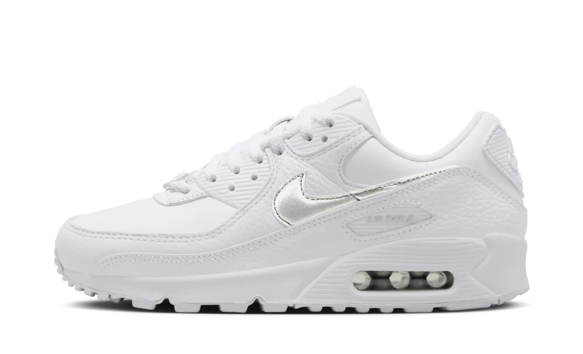 Nike Air Max 90 'White Metallic Silver' (W)