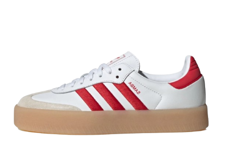 adidas Sambae White Better Scarlet Gum (W)