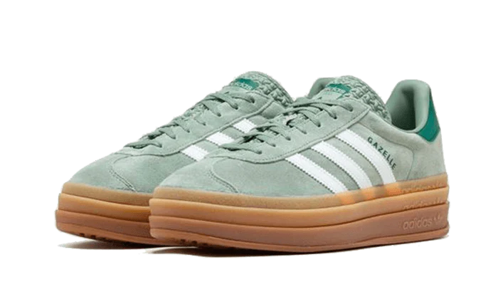 adidas Gazelle Bold Silver Green Gum (W) - Image 1