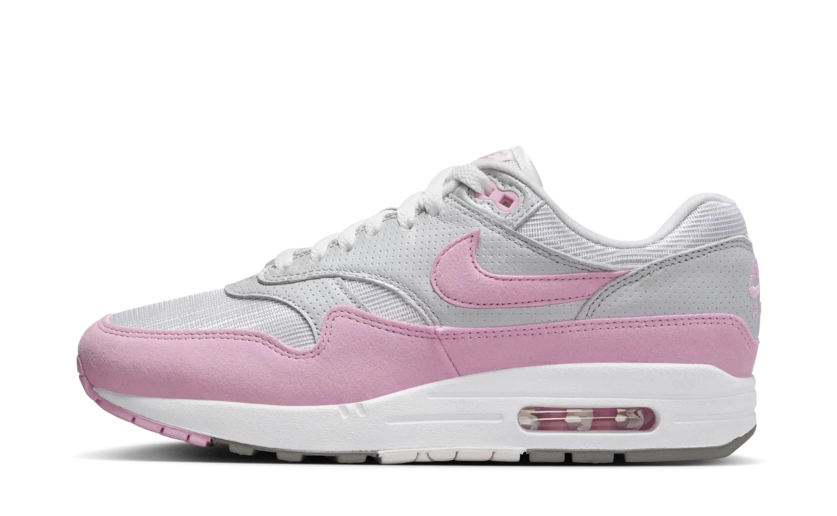 Nike Air Max 1 '87 Metallic Platinum Pink Rise (W)