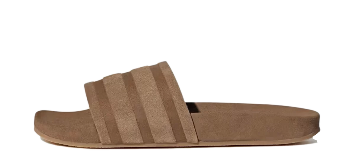 adidas adilette Suède 'Brown Desert'