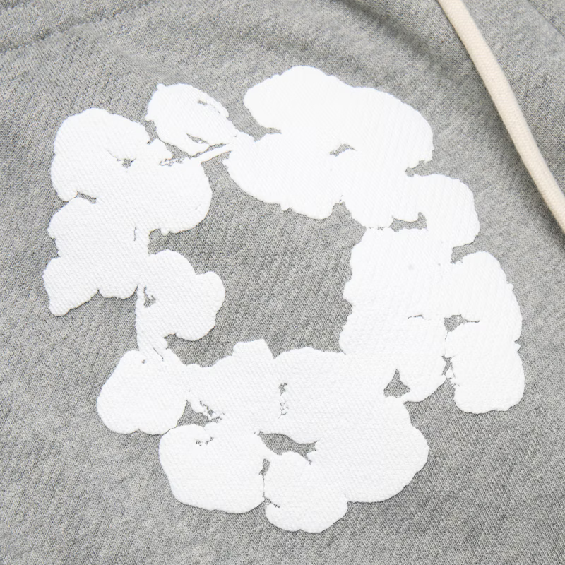 Denim Tears The Cotton Wreath Sweatpants Grey - Image 2