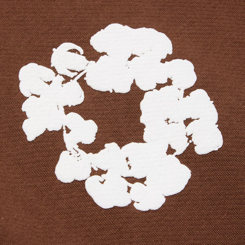 Denim Tears The Cotton Wreath Hoodie Brown - Image 2