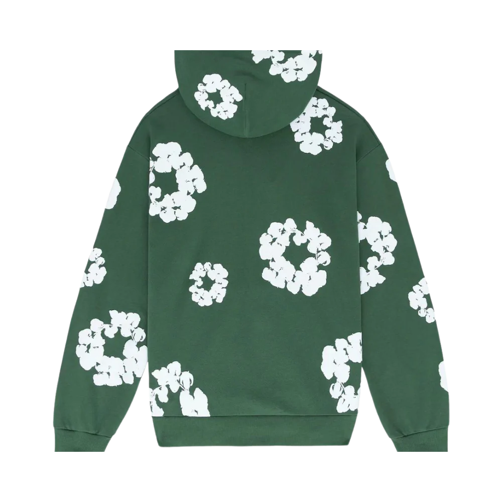 Denim Tears The Cotton Wreath Hoodie Green - Image 1