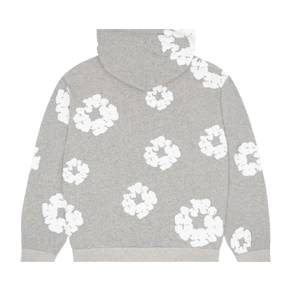 Denim Tears The Cotton Wreath Hoodie Grey - Image 1