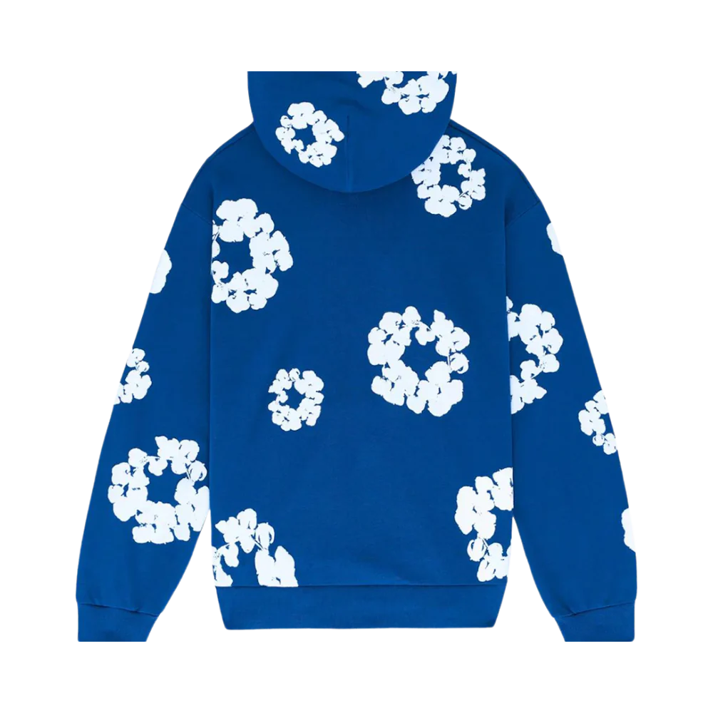 Denim Tears The Cotton Wreath Hoodie Royal Blue - Image 1