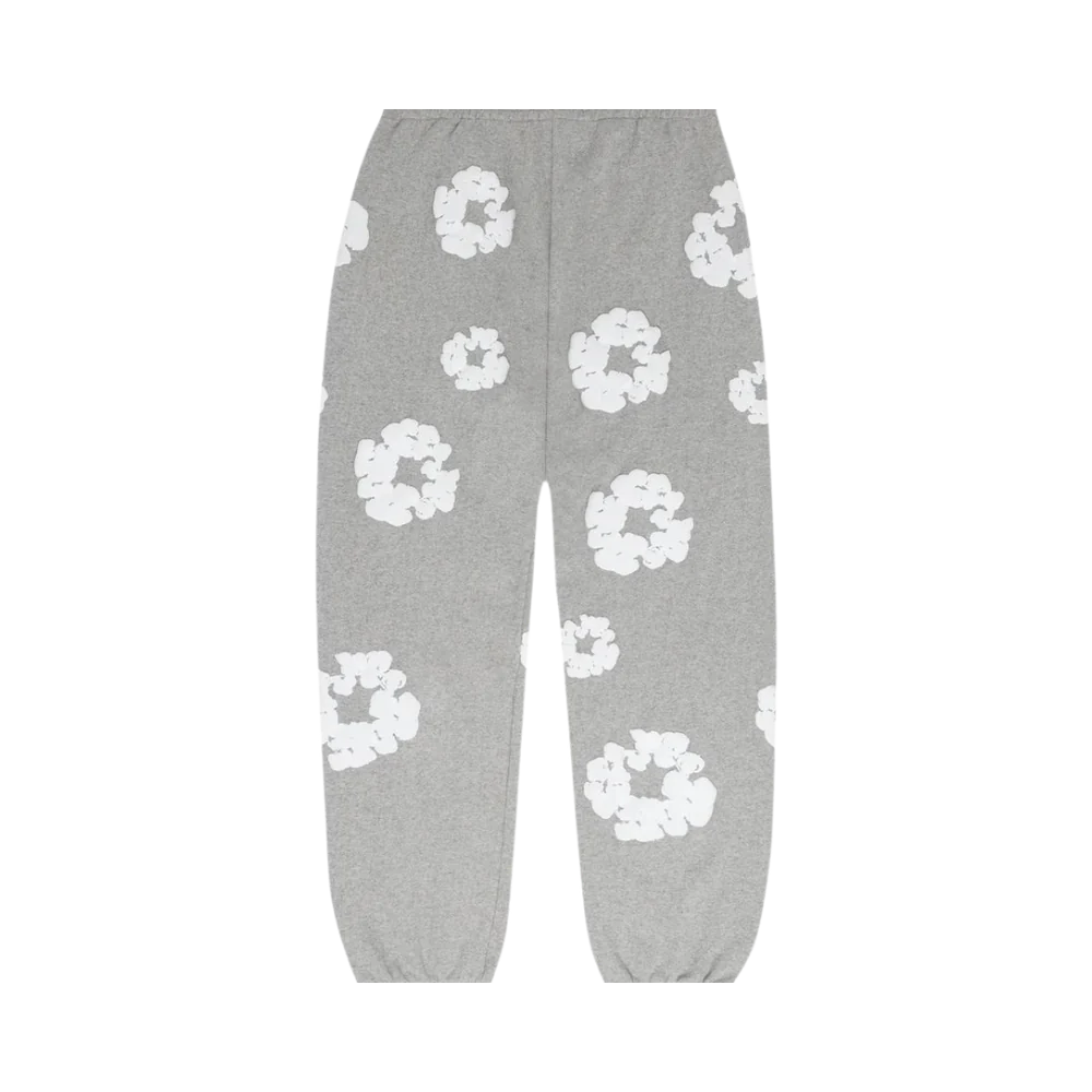 Denim Tears The Cotton Wreath Sweatpants Grey - Image 1