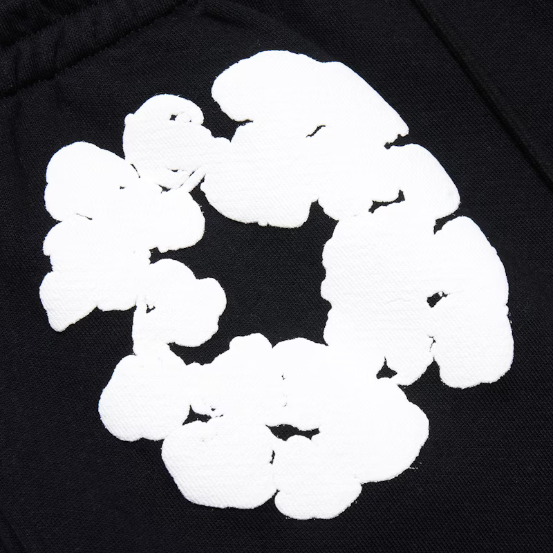 Denim Tears The Cotton Wreath Sweatpants Black - Image 2